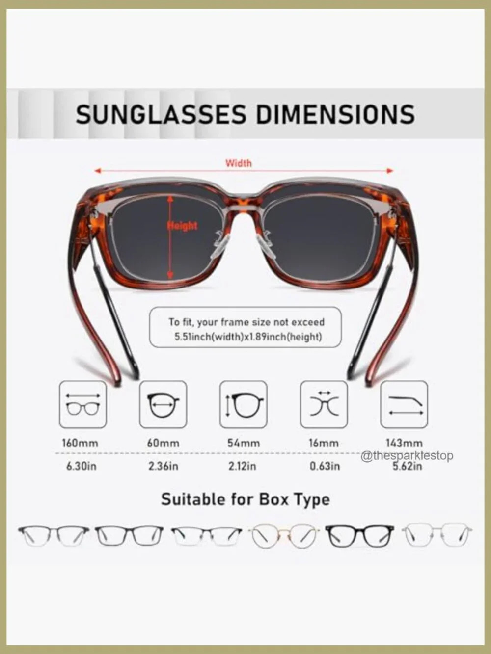 Polarized Fit Over Glasses Sunglasses UV400 Protection Driving Outdoor Wrap